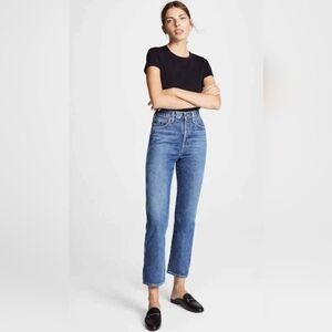 Agolde Pinch Waist High Rise Kick Jeans